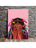 Bring vibrant style to any room with this charming African haircut canvas art designed for kids. Featuring a modern minimalist aesthetic, this multicolor piece on premium non-woven fabric captures intricate details with sharp, vivid printing. Perfect for bedrooms, living rooms, or playrooms, it adds personality and cultural appreciation to your child's space. The durable, fade-resistant canvas hangs easily with included hooks—no nails needed. An inspiring decoration that celebrates diversity and makes a mea