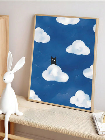 Add a touch of warmth and personality to your living space with this Charming Black Cat Wall Art. Expertly hand-drawn, this print captures the graceful elegance of a black cat, making it a perfect piece for cozy, stylish home decor. Its minimalist aesthetic blends seamlessly with various interior styles, offering a subtle yet captivating focal point. Ideal for cat lovers and art enthusiasts alike, this wall art enhances any room with a refined, inviting atmosphere.