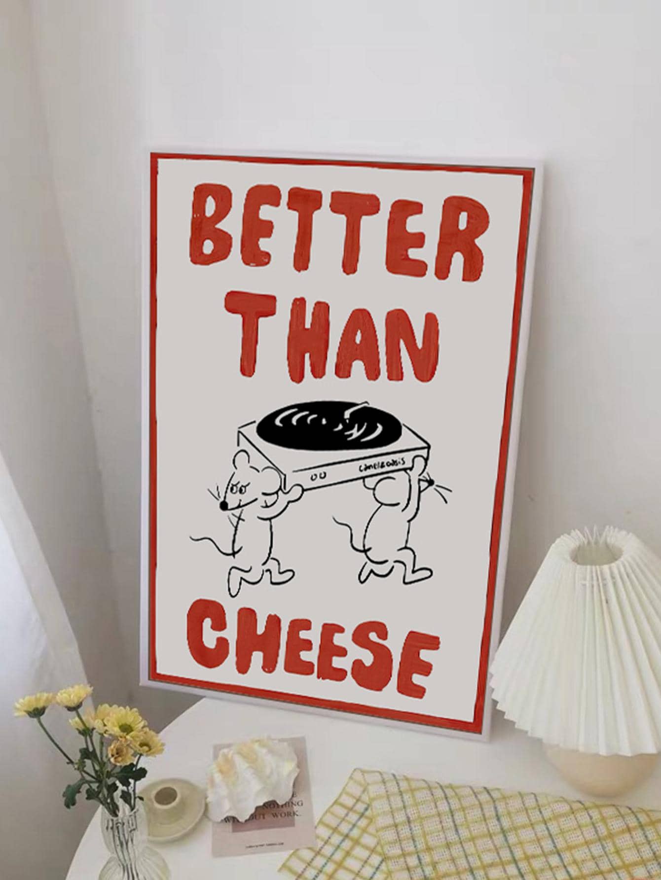 Add a playful yet sophisticated touch to your living space with this Charming Cartoon Mouse Music Poster. Featuring a delightful cartoon mouse immersed in music, this modern wall art piece is available in multiple sizes to perfectly fit your home decor needs. Crafted with attention to detail, it brings a unique blend of whimsy and style, making it an ideal choice for music lovers and art enthusiasts alike. Elevate your walls with this distinctive poster that combines charm and contemporary design.