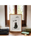 Add a touch of whimsy and modern elegance to your space with this Charming Cat Drinking Coffee Wall Art. Designed without a frame for a sleek, contemporary look, it effortlessly complements living rooms, offices, and dining areas. This unique piece combines playful imagery with minimalist style, making it an ideal accent to brighten your environment while maintaining a professional and stylish atmosphere.