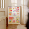 Bring seaside charm into any space with this hand-painted matchbox wall art. Featuring vibrant pastel hues inspired by coastal aesthetics, this piece combines artistic craftsmanship with versatile décor appeal. 