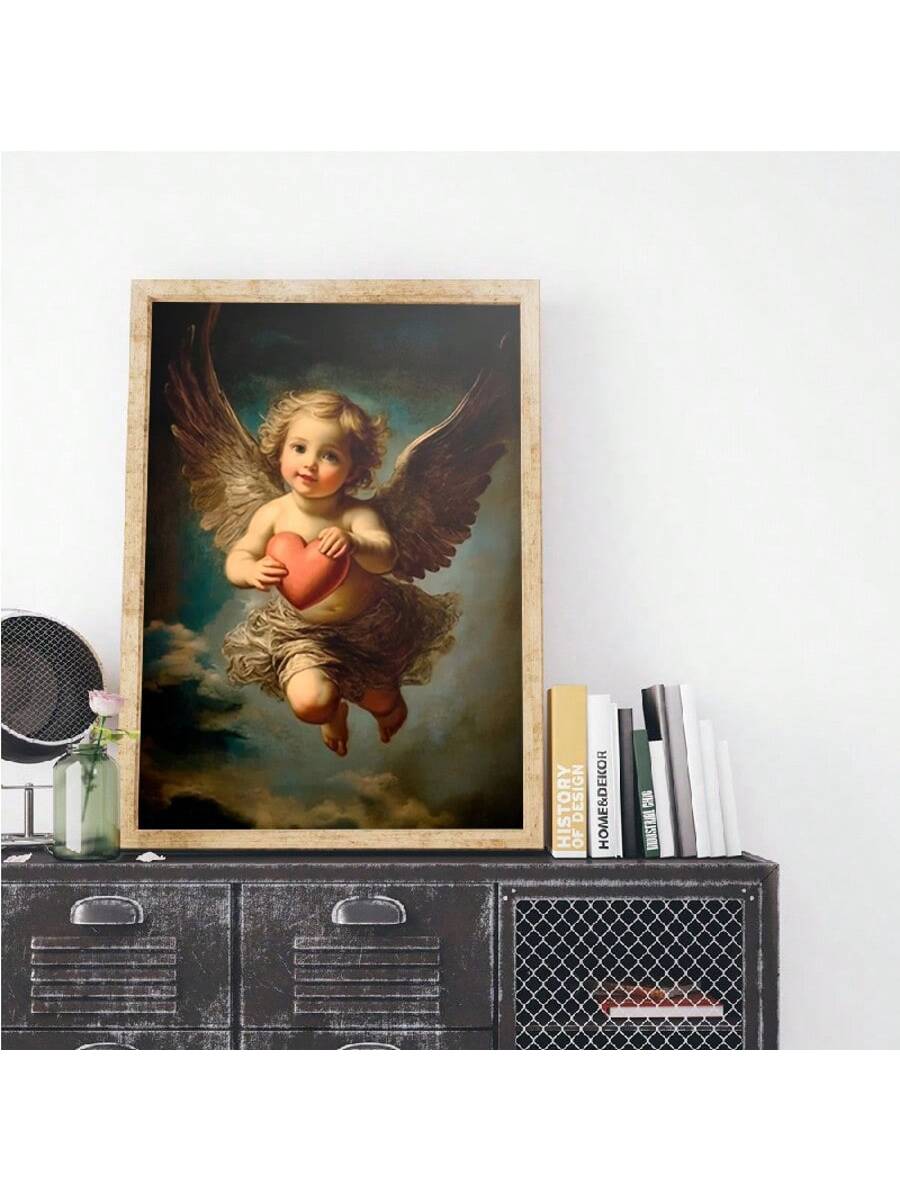Elevate your space with the Charming Cupid Canvas Wall Art, designed to bring a touch of romance and modern elegance to any room. This frameless canvas features a sleek, contemporary design that seamlessly complements living rooms, bedrooms, and offices. Crafted for easy installation, it adds a subtle yet captivating focal point that enhances your décor with timeless charm. Ideal for those seeking sophisticated, romantic accents in their home or workspace.