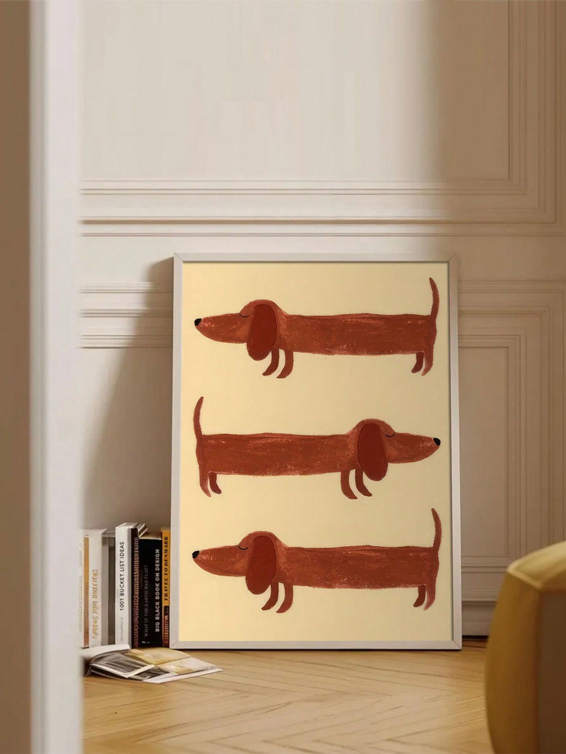 Add a touch of charm and style to your home decor with our Charming Dachshund canvas poster. This modern art piece features a beloved Dachshund, perfect for any dog lover. With its high-quality canvas material, this poster will last for years to come, adding a stylish and personal touch to any room.