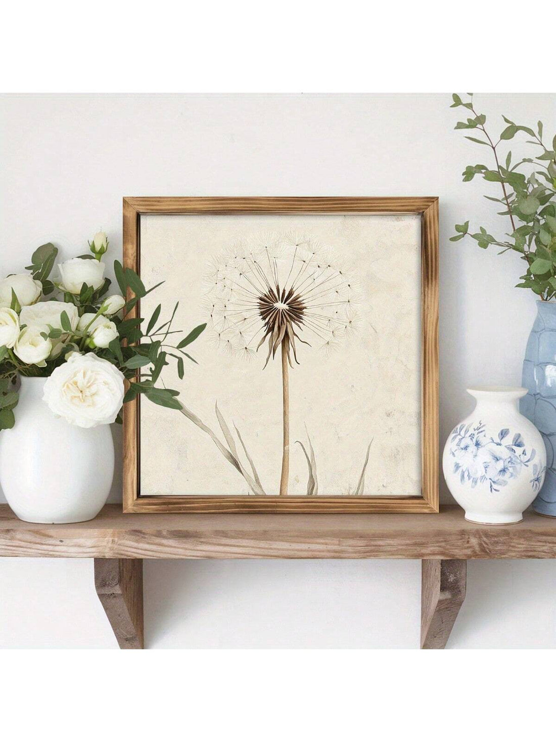Elevate your living spaces with this Charming Dandelion Rustic Wall Art, designed to complement bedrooms, living rooms, and bathrooms effortlessly. Its frameless design offers a modern yet rustic aesthetic, adding subtle charm without overwhelming your decor. Crafted for versatility, this piece enhances any room with a natural, calming motif that blends seamlessly with various interior styles. Ideal for those seeking expert-level home styling with minimal fuss.