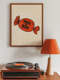 Elevate your Halloween ambiance with this charming canvas wall art featuring a classic 