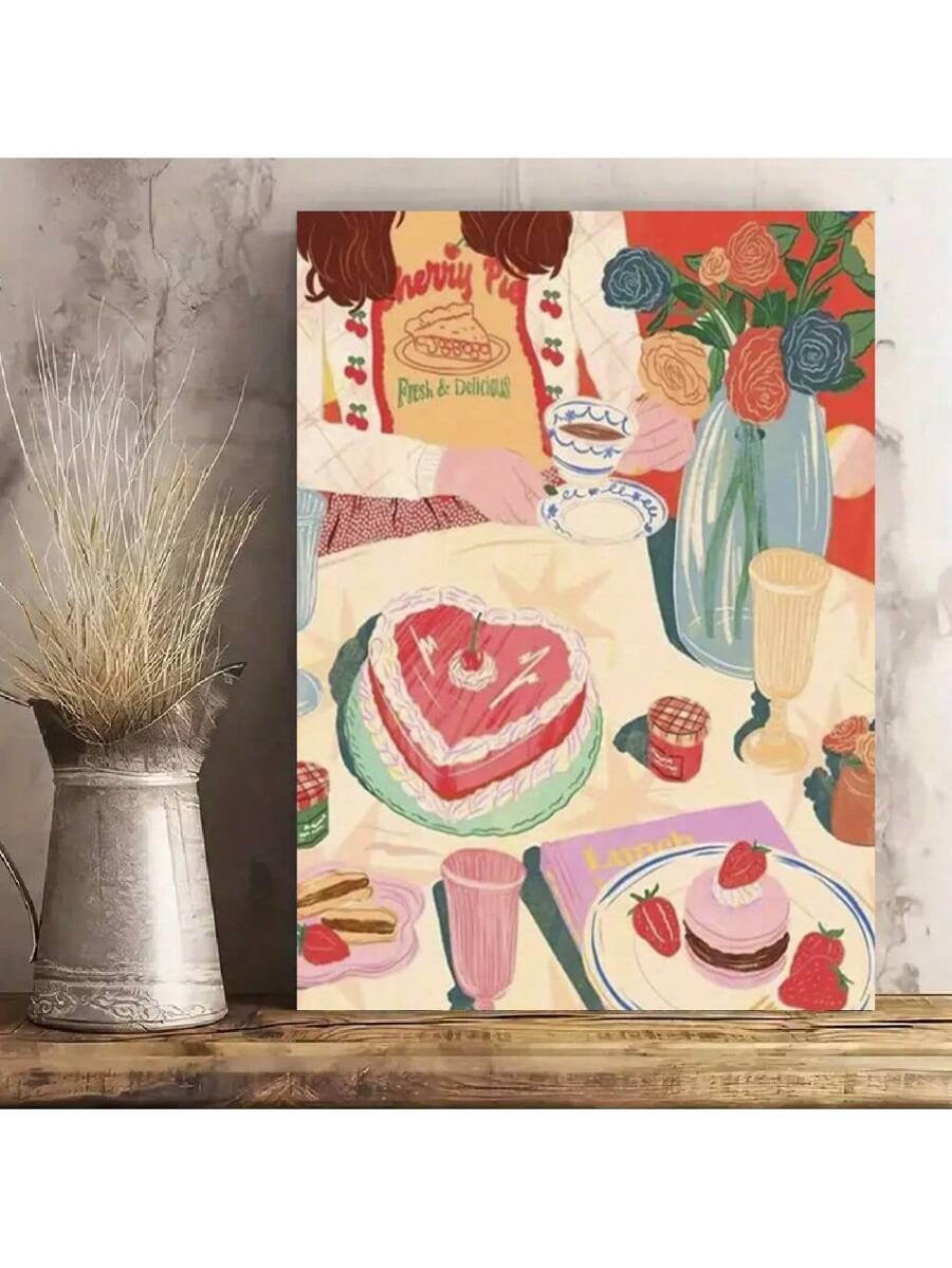 As a product expert, I highly recommend our Charming Hearty Cuisine Framed Canvas Poster for its ideal wall art features. Perfect for home, kitchen, and café décor, this poster adds charm and warmth while showcasing your love for hearty cuisine. Made with high-quality materials and framed for durability, it's a must-have for any food enthusiast.