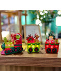 Bring timeless holiday charm to your home with this rustic farmhouse Christmas train decoration. Expertly crafted to complement seasonal displays, this tabletop piece combines nostalgic appeal with versatile styling. Perfect for shelves, mantels, or console tables, it adds authentic festive character to any room. The weathered finish and classic design integrate seamlessly with farmhouse aesthetics while elevating your holiday décor. An ideal accent for creating a warm, inviting atmosphere throughout the se