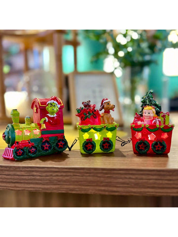Bring timeless holiday charm to your home with this rustic farmhouse Christmas train decoration. Expertly crafted to complement seasonal displays, this tabletop piece combines nostalgic appeal with versatile styling. Perfect for shelves, mantels, or console tables, it adds authentic festive character to any room. The weathered finish and classic design integrate seamlessly with farmhouse aesthetics while elevating your holiday décor. An ideal accent for creating a warm, inviting atmosphere throughout the se