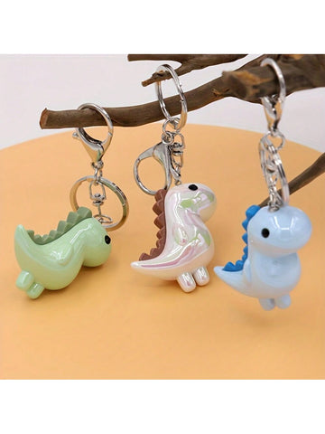 This charming keychain features a cute and colorful Kawaii dinosaur design that is sure to be loved by all ages. Made of durable acrylic, it is the perfect gift for any occasion. Add a touch of adorable charm to your keys or bag with this delightful accessory.