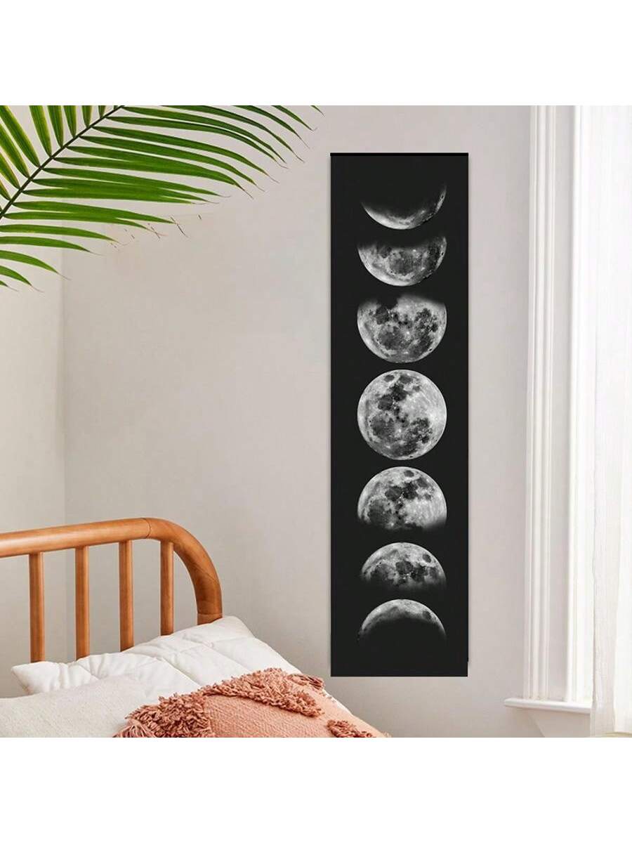 Transform your room into a cozy oasis with the Charming Moon Phase Tapestry. This Bohemian Flower Wall Art combines delicate moon phases and vibrant flowers for a unique and charming touch. Perfect for adding a cozy and bohemian feel to any room.