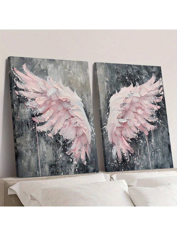 Add a touch of elegance and whimsy to any girl's room with these Charming Pink Angel Wings Posters. Featuring modern abstract designs in soft pink hues, these posters create a serene and inspiring atmosphere. Perfect for enhancing wall decor, they blend artistic sophistication with youthful charm, making them an ideal choice for a stylish and uplifting space.