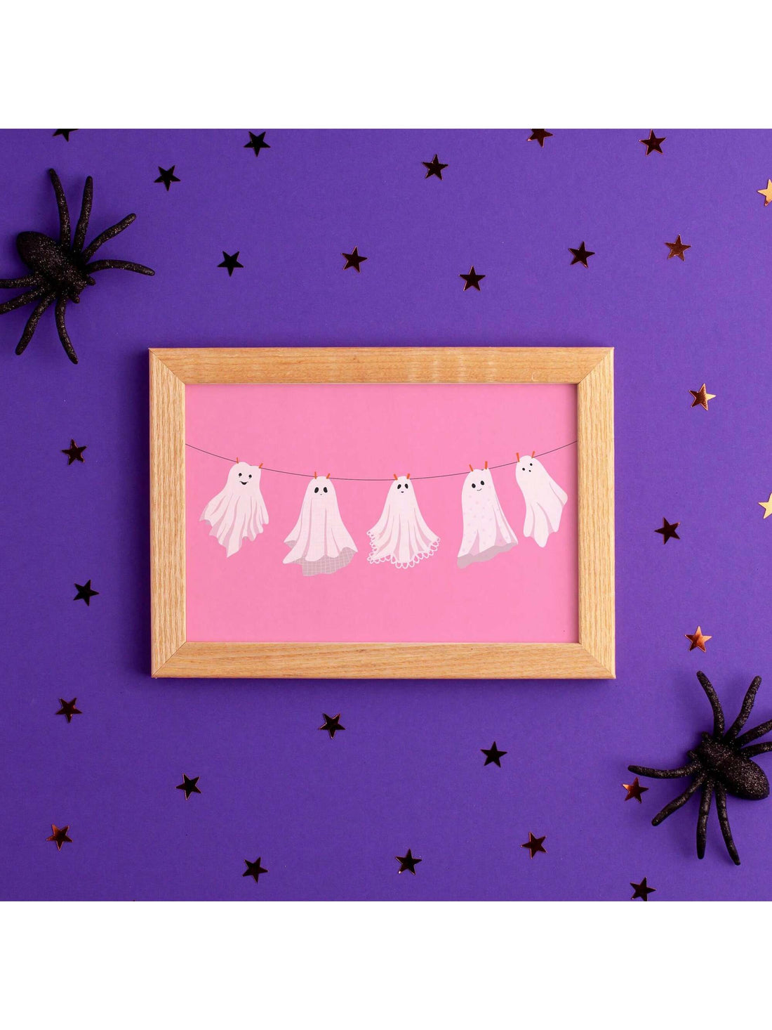 Elevate your Halloween decor with this charming Pink Ghost Canvas Art, blending spooky aesthetics with a playful touch. Perfect for adding a unique, festive vibe to your home or room, this canvas piece offers a subtle yet captivating Halloween statement that complements any seasonal setting. Crafted to enhance your space with expert style, it’s an ideal choice for those seeking tasteful, themed decoration.