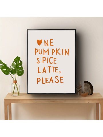 Celebrate the warmth of autumn with this Charming Pumpkin Spice Latte Print, an ideal addition to your fall home decor. Expertly designed, this wall art captures the cozy essence of the season, bringing inviting charm and seasonal spirit to any room. Perfect for creating a welcoming atmosphere, it complements a variety of interior styles while highlighting your love for classic fall flavors. Elevate your space with this tasteful and timeless piece that embodies the comfort and joy of autumn.