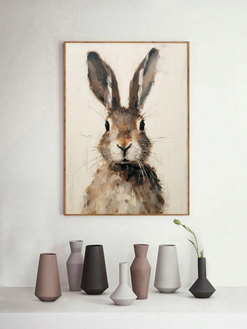 Transform your space with this Charming Rabbit Canvas Wall Art Poster, expertly designed for Easter celebrations and year-round display. The high-quality canvas construction ensures durability while the detailed rabbit artwork adds a sophisticated yet whimsical touch to bedrooms, offices, and living rooms. This versatile piece seamlessly integrates into various interior design styles, creating an instant focal point with its professional craftsmanship.