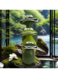 This charming resin frog figurine is the ideal addition to any home, garden, or yard. Its adorable design will add a touch of cuteness to your decor. Made from high-quality resin, it is durable and long-lasting. Bring a smile to your face with this perfect decor piece.