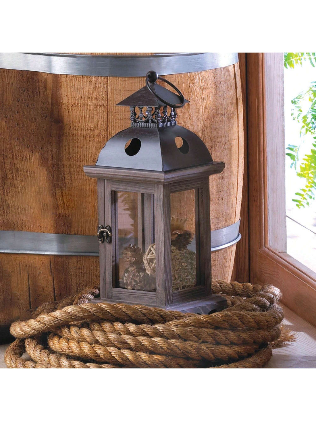 This charming rustic antique wooden hanging candle lantern adds a touch of warmth and nostalgia to any space. Crafted from high-quality wood, it features intricate details and a strong metal handle for easy hanging. Perfect for creating a cozy atmosphere and adding a touch of vintage charm to your home decor.