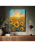Elevate your living space with this Charming Sunflower Framed Canvas Wall Art, designed to bring a touch of natural elegance to any room. The detailed sunflower imagery, expertly printed on high-quality canvas and framed for durability, adds warmth and sophistication to your home décor. Perfect for creating a welcoming atmosphere, this piece complements a variety of interior styles while providing a timeless aesthetic.