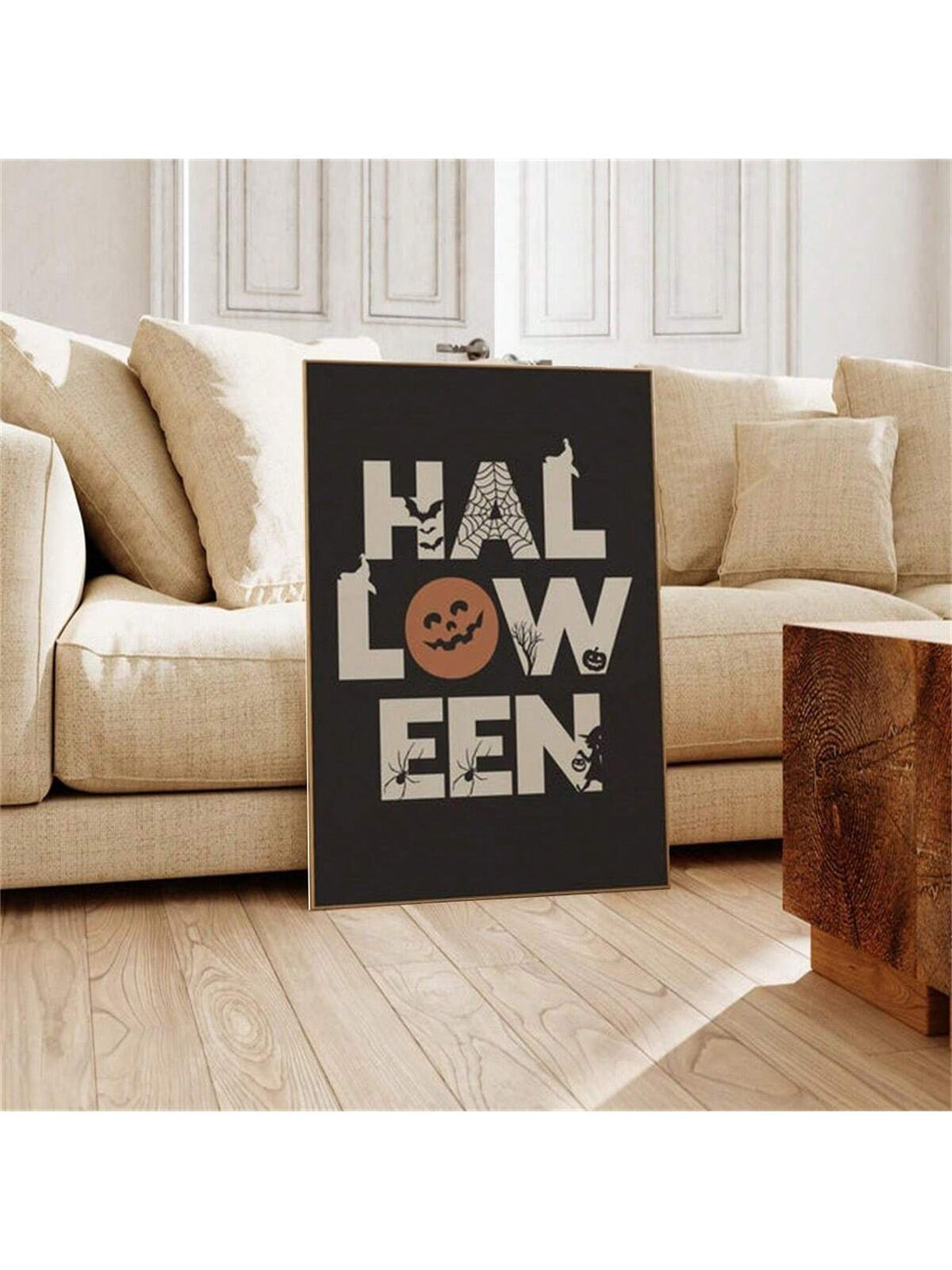 Add a festive touch to your home with this charming unframed Halloween canvas print. Featuring adorable seasonal artwork, it’s perfect for enhancing your fall decor and creating a warm, inviting atmosphere for Halloween celebrations. Its versatile design allows easy integration into any room, making it a delightful accent that captures the spirit of the season.