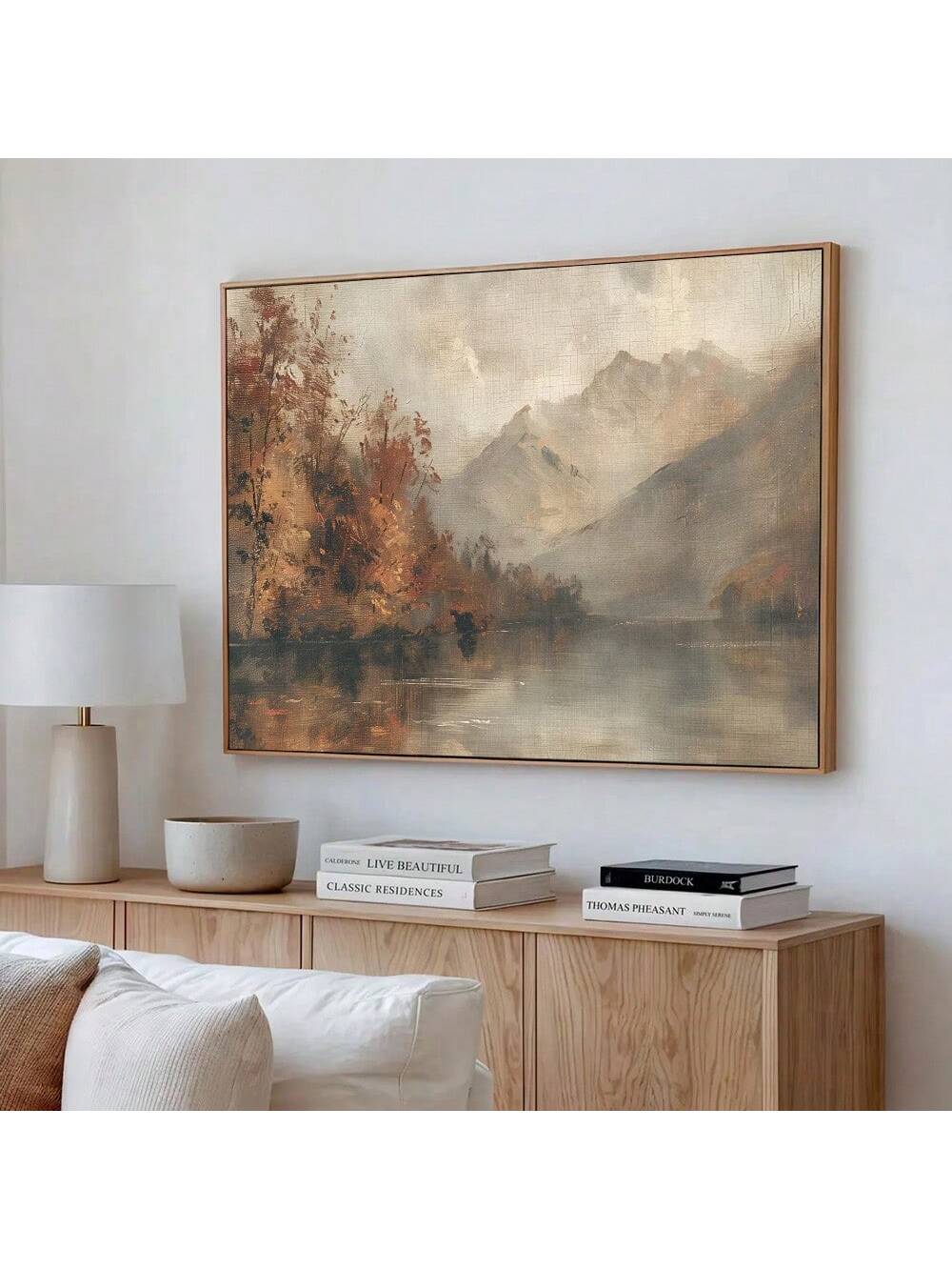 Elevate your living space with this Charming Vintage Fall Mountain Forest Canvas Print. Featuring a serene autumnal landscape rendered in warm, rustic tones, it brings a timeless natural beauty to your home. Crafted on durable canvas, this artwork adds texture and depth, perfect for creating a cozy, inviting atmosphere. Ideal for nature lovers seeking sophisticated décor, it complements a variety of interior styles with expert craftsmanship and classic appeal.