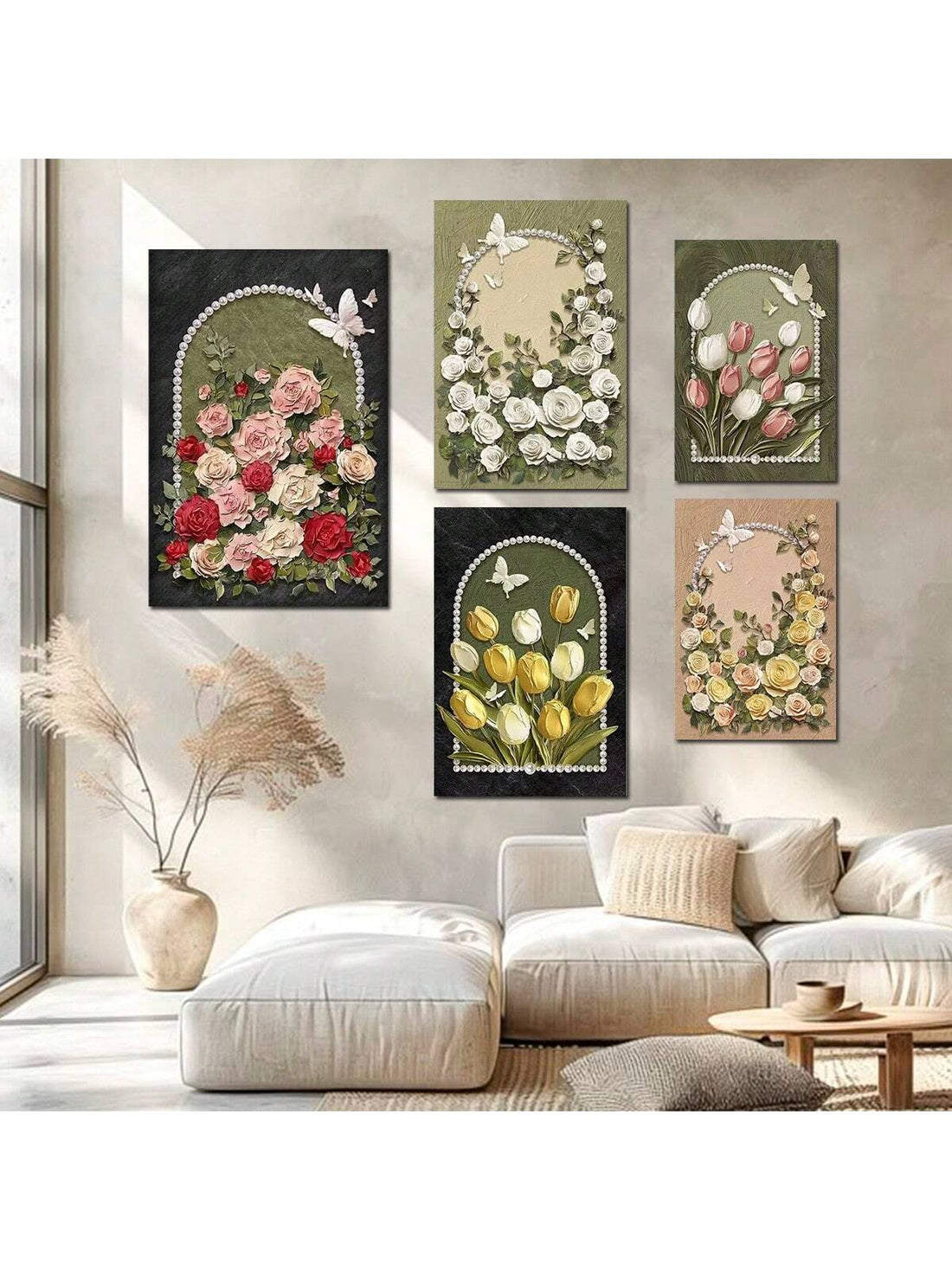 Elevate your space with this Charming Vintage Floral Canvas Wall Art, featuring high-definition prints inspired by French medieval style. Crafted to bring timeless elegance, this piece enhances both home and office environments with its intricate floral details and classic aesthetic. Durable canvas material ensures lasting beauty, making it a refined choice for sophisticated decor.