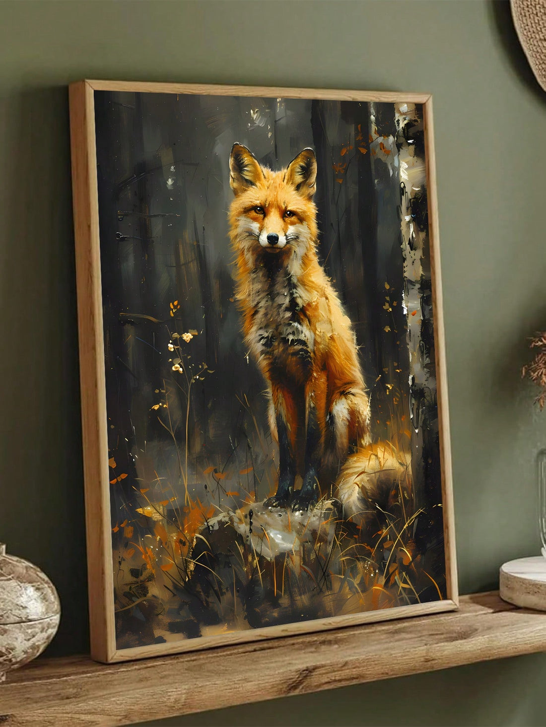Elevate your cottage-inspired interior with this captivating vintage fox wall art, expertly designed to complement dark, moody aesthetics. This woodland animal print captures the essence of rustic charm, featuring authentic vintage styling that brings natural elegance to any room. Perfect for cottagecore enthusiasts seeking authentic decor, the piece seamlessly integrates into farmhouse, eclectic, and nature-themed spaces. The timeless fox motif adds character and warmth while maintaining sophisticated appe