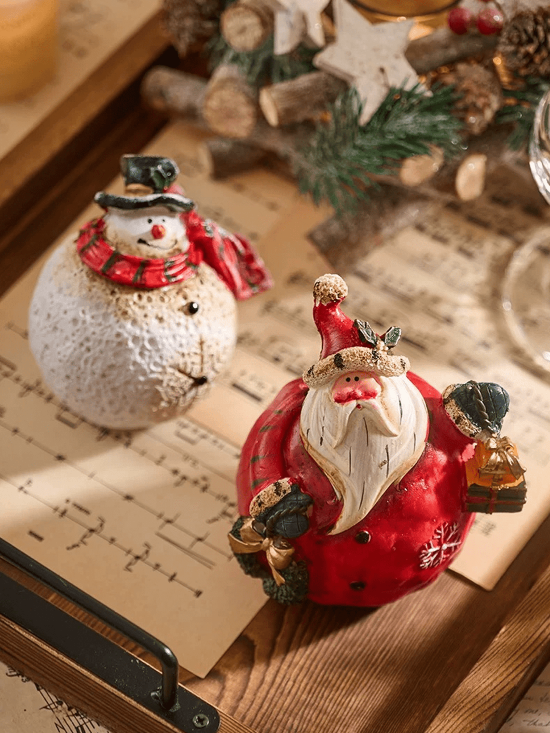 Bring timeless holiday charm to your home with this delightful vintage Santa Claus figurine. Expertly crafted to capture the nostalgic spirit of classic Christmas traditions, this decorative piece features authentic period details that evoke warmth and festive joy. Whether displayed on a mantelpiece, shelf, or as part of a curated holiday collection, this Santa figurine serves as a sophisticated accent that complements traditional and eclectic décor styles alike. An ideal choice for collectors and those see