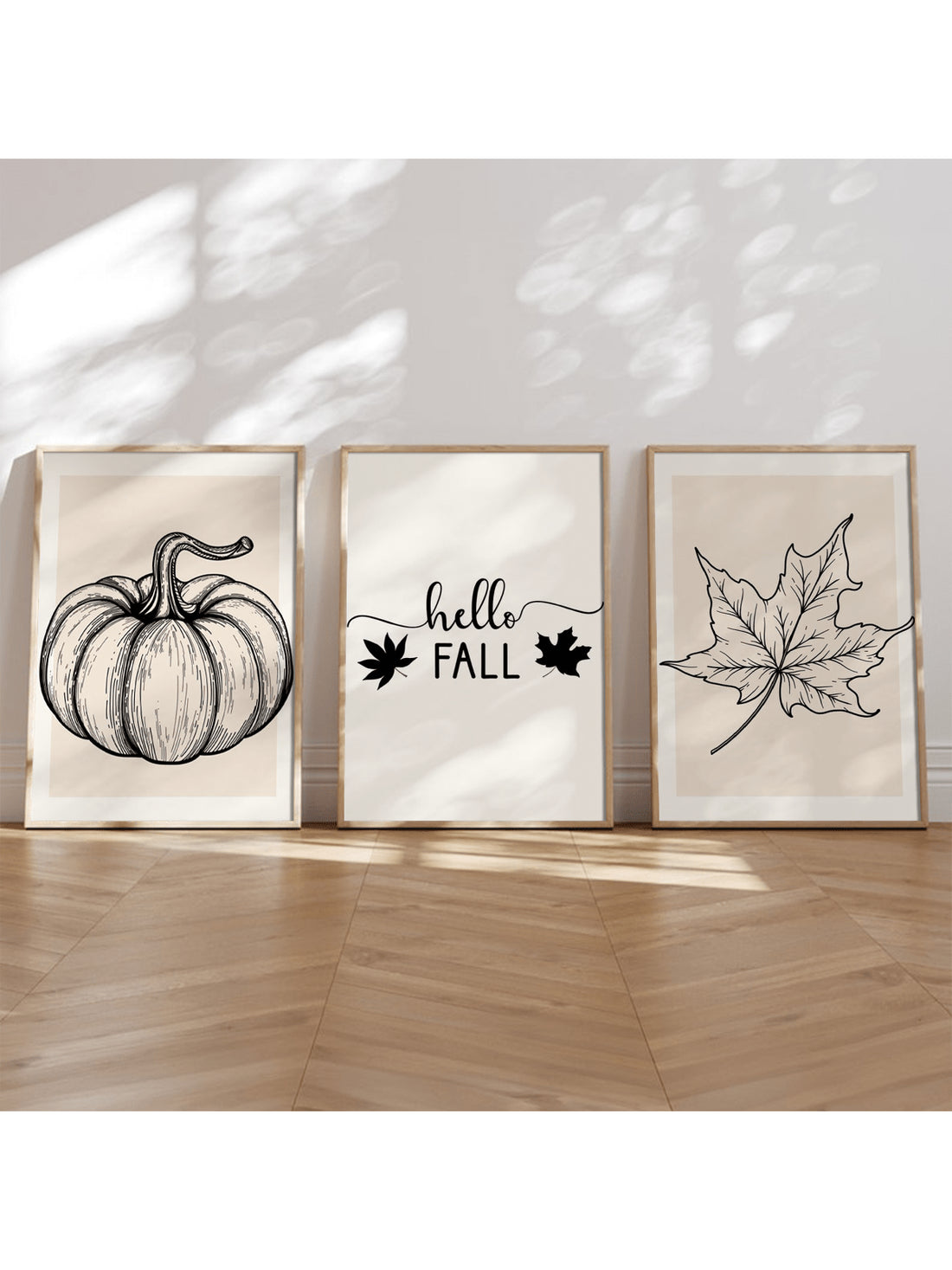 Elevate your living space with this Chic 3-Piece Autumn Wall Art Set, expertly designed to capture the essence of fall. Featuring carefully curated prints that blend warm tones and seasonal motifs, this set adds a sophisticated touch to any room. Perfect for enhancing your home decor with a stylish, cohesive autumn theme that reflects both elegance and comfort.