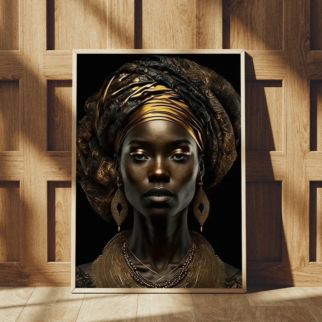 Elevate your space with this stunning abstract Africa woman canvas art. Featuring a modern graphic design with bold figure patterns, this piece brings contemporary sophistication to any room—from luxury homes to college dorms. Crafted on premium canvas, it's waterproof and removable, making it perfect for renters and those who love to refresh their décor. Available as an unframed painting or framed picture, choose the hanging style that suits your aesthetic. A versatile statement piece that transforms walls