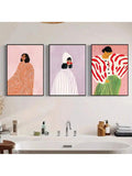 Transform any girl's room into a modern sanctuary with these stunning abstract line art prints. Each piece features minimalist line drawings that capture elegance and contemporary style, perfect for creating an aesthetic focal point on your walls. Crafted on premium canvas, these unframed paintings are ready to hang and instantly elevate your décor.&nbsp;