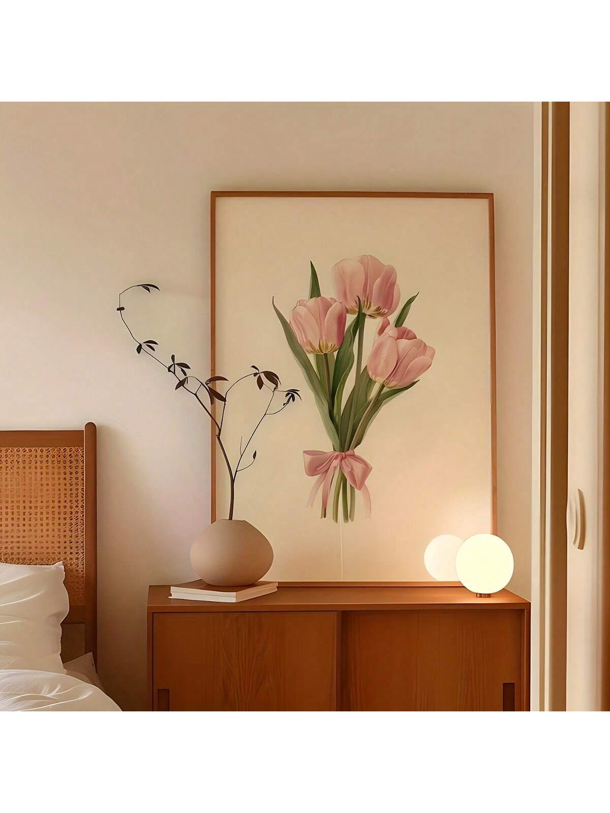 Transform your home into a stylish and elegant space with our Chic Art Deco Pink Tulip Bouquet Canvas Poster. This elegant floral wall art adds a touch of sophistication to any room. Handcrafted with high-quality materials, it's the perfect addition to your home decor.