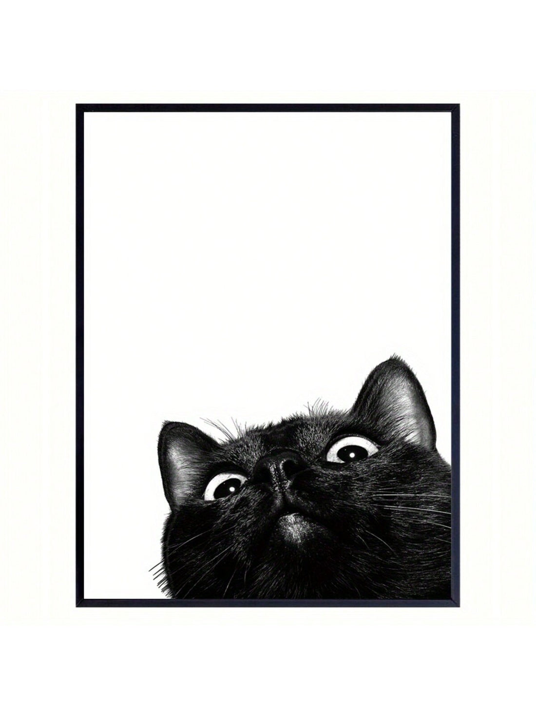 Enhance your home decor with our Chic Black Cat Canvas Print. Made for cat lovers, this stylish and modern wall art adds a touch of sophistication to any room. The high-quality canvas ensures long-lasting durability and the perfect addition to any cat enthusiast's collection.
