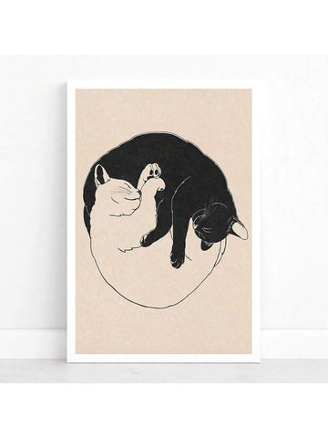 Elevate your home decor with our Chic Bohemian Cat Canvas Art. This vintage-inspired minimalist wall decor adds a touch of sophistication to any room. Made with high-quality canvas, it features a unique and charming design of a cat with a bohemian flair. Transform your space and express your personal style with this beautiful piece.