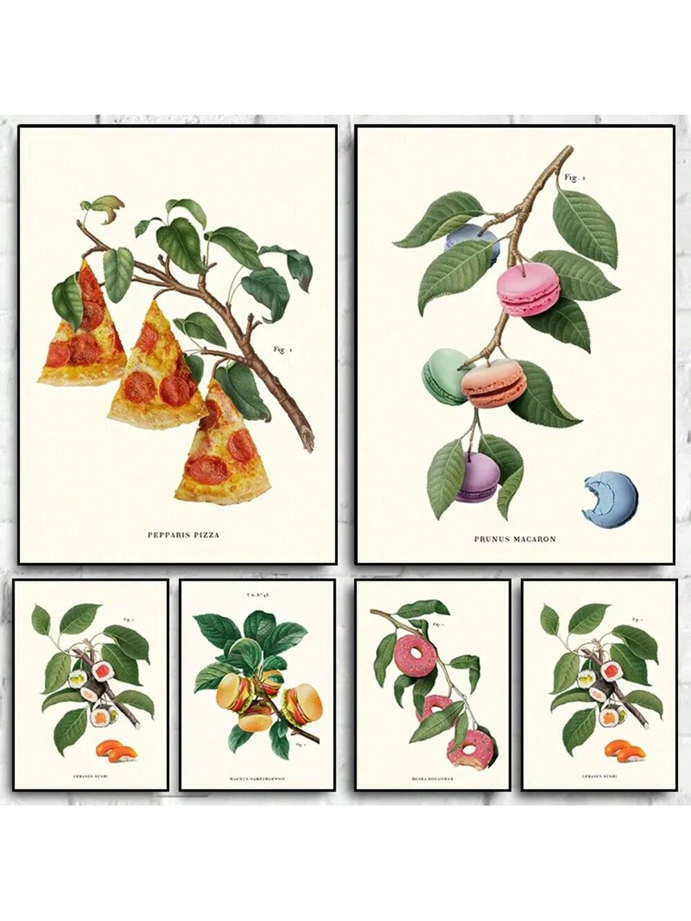 Elevate your living space with our Chic Botanical &amp; Food-Themed Wall Art Prints, designed to complement modern home decor. These carefully curated prints blend natural botanical elements with tasteful food motifs, creating a sophisticated ambiance. Ideal for kitchens, dining areas, or living rooms, they add a refined touch that enhances any contemporary interior. Crafted with attention to detail, these prints offer both aesthetic appeal and a subtle connection to nature and culinary artistry.
