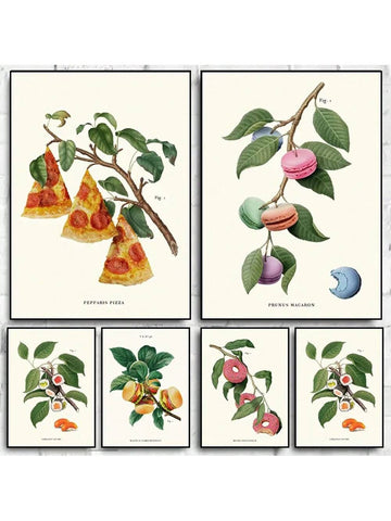 Elevate your living space with our Chic Botanical &amp; Food-Themed Wall Art Prints, designed to complement modern home decor. These carefully curated prints blend natural botanical elements with tasteful food motifs, creating a sophisticated ambiance. Ideal for kitchens, dining areas, or living rooms, they add a refined touch that enhances any contemporary interior. Crafted with attention to detail, these prints offer both aesthetic appeal and a subtle connection to nature and culinary artistry.