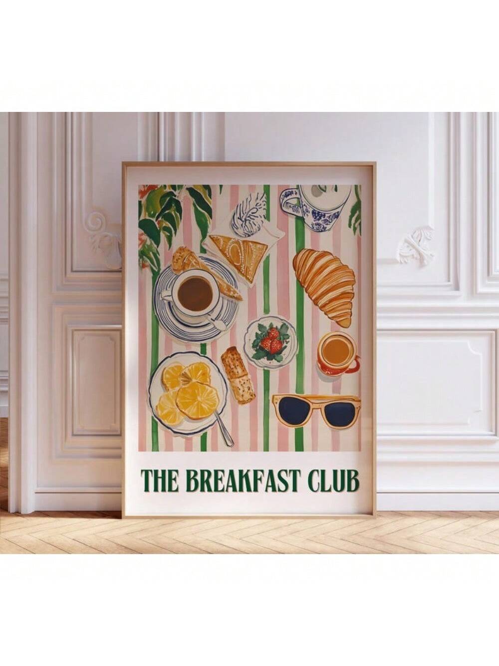 Transform your kitchen or dining space with this sophisticated wall art print inspired by timeless breakfast culture. Featuring elegant design elements and a refined aesthetic, this poster brings warmth and character to any culinary gathering area. The versatile artwork complements modern and classic interiors alike, making it an ideal choice for food enthusiasts and design-conscious homeowners. Available with optional framing to suit your décor preferences and display needs. Perfect for creating an invitin