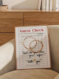 Transform your kitchen into a cozy café with our Chic Coffee Guest Check Wall Art. This retro-inspired piece features authentic guest check designs, perfect for coffee enthusiasts seeking vintage aesthetic appeal. The carefully curated artwork adds character to any kitchen space while celebrating coffee culture. Professionally printed on quality material for longevity and visual impact, it serves as both a conversation starter and stylish decor element.