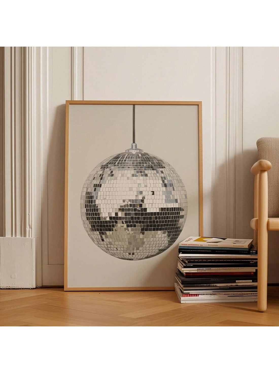 Add a touch of retro glamour to your modern home decor with our Chic Disco Ball Canvas Wall Art. Featuring a stylish and decorative poster, this canvas art piece is sure to elevate the style of any room. Perfect for those who appreciate a blend of vintage and contemporary design.