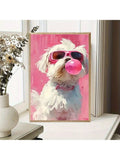 Add a playful yet sophisticated touch to your living space with this Chic Dog with Glasses & Bubble Gum Canvas Wall Art. Perfect for dog lovers seeking unique decor, this piece combines quirky charm with modern style. The detailed illustration captures a fashionable dog sporting glasses and blowing bubble gum, making it a conversation starter that brightens any room. Crafted on high-quality canvas, it offers durability and vibrant colors that enhance your home’s personality effortlessly. Ideal for addin