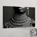 Upgrade your room's style with our Chic Fashion Girl Portrait Canvas Wall Art. This stunning piece of art adds a touch of elegance and sophistication to any space. Made with high-quality canvas and vibrant colors, it is the perfect choice for fashion lovers and anyone looking to elevate their decor.