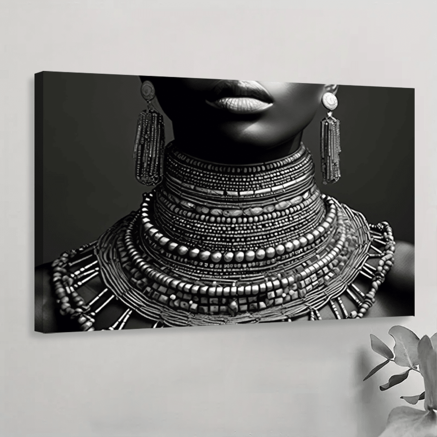 Upgrade your room's style with our Chic Fashion Girl Portrait Canvas Wall Art. This stunning piece of art adds a touch of elegance and sophistication to any space. Made with high-quality canvas and vibrant colors, it is the perfect choice for fashion lovers and anyone looking to elevate their decor.