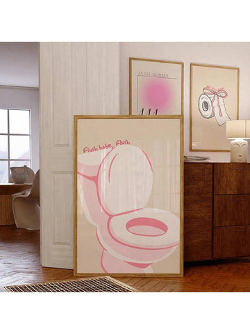 Elevate your bathroom’s style with the Chic Flush Babe Pink Canvas Art, designed to add a sophisticated yet playful touch to feminine spaces. This aesthetic wall decor features a vibrant pink palette that complements girly interiors, creating a fresh and inviting atmosphere. Crafted for easy hanging, it’s an expert choice for those seeking to blend charm and modern design effortlessly. Perfect for enhancing your bathroom’s ambiance with a unique artistic flair.