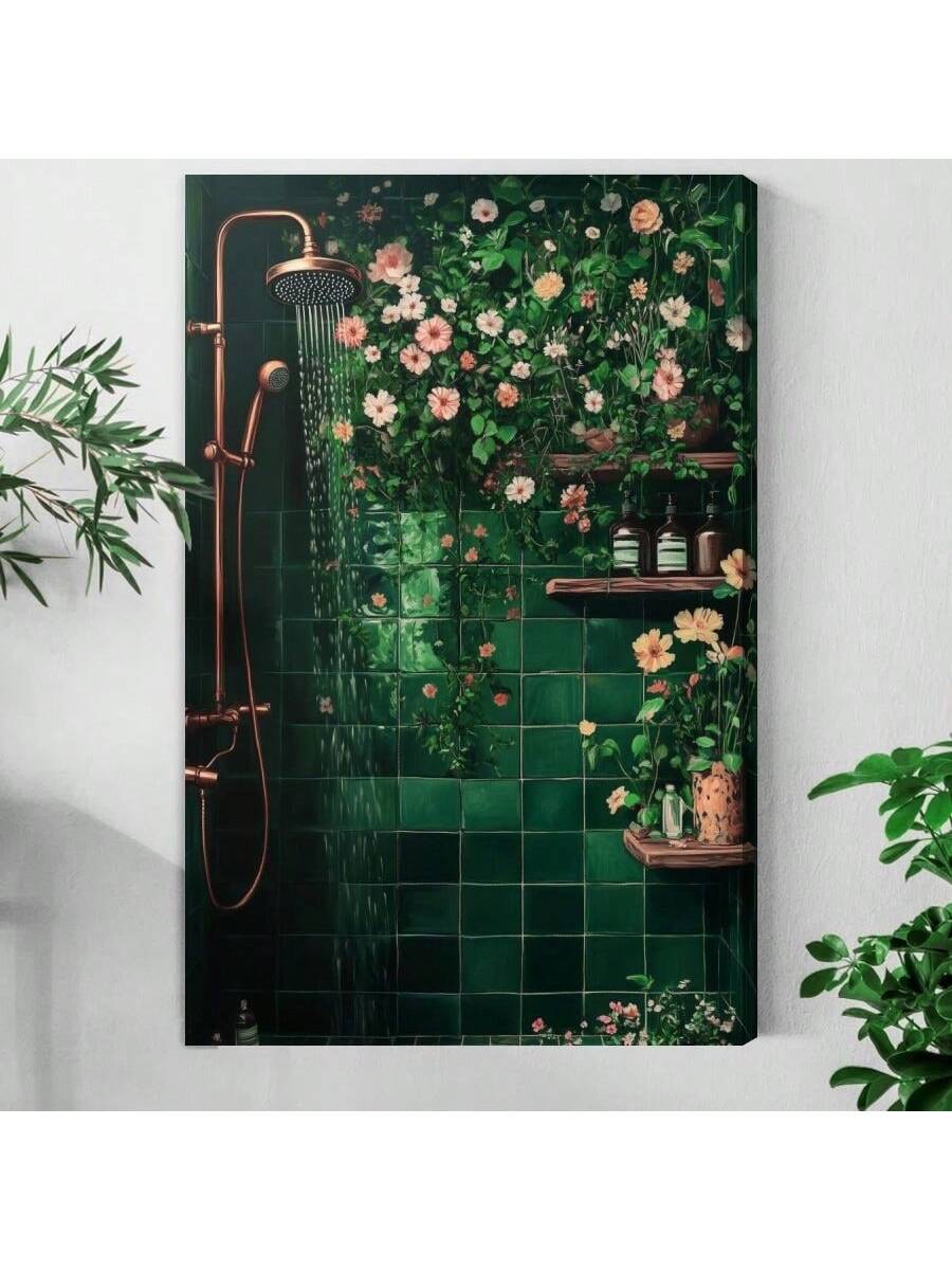 Elevate your living space with this Chic Framed Canvas Poster featuring realistic floral shower garden artwork. Designed to bring a touch of elegance and tranquility, it complements both living rooms and bathrooms with refined style. The detailed floral imagery creates a serene atmosphere, enhancing your décor with natural beauty and sophistication. Crafted for durability and visual impact, this framed canvas is an expert choice for those seeking tasteful, lasting art pieces.