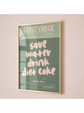 Add a touch of preppy chic to your walls with our trendy sage green and pink guest check prints. This unframed canvas poster is the perfect addition to any aesthetic decor style. Its chic design adds a pop of color and style to any room.