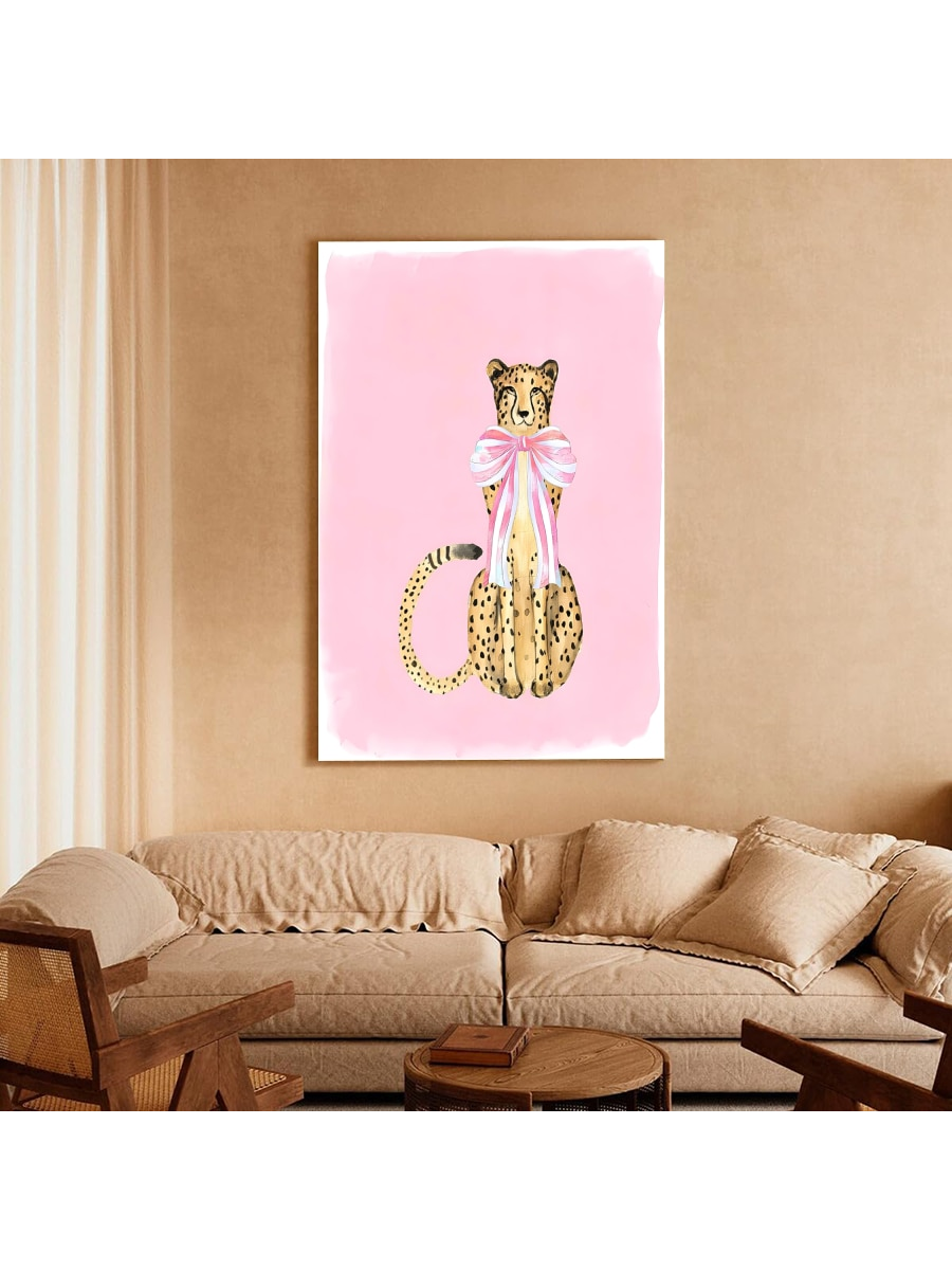 Transform your room into a stylish and modern space with our Chic Leopard Bow Canvas Wall Art. The striking design adds a touch of elegance to any room, while the durable canvas material ensures long-lasting beauty. Elevate your decor with this unique piece.