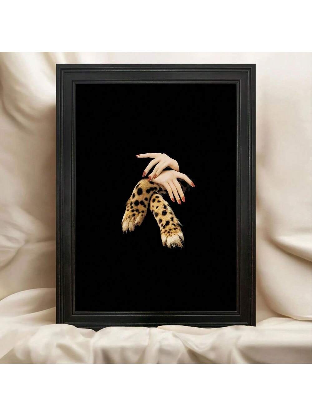 Elevate your interior with this Chic Leopard Print and Red Nail Art Canvas Poster, designed for those who appreciate bold, stylish home decor. The striking leopard pattern combined with vibrant red nail art creates a sophisticated focal point, perfect for adding a touch of contemporary elegance to any room. Crafted on high-quality canvas, this poster ensures durability and vivid color retention, making it a lasting statement piece for your living space or office.