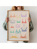 Elevate your living space with Chic Lingerie Wall Art featuring preppy bra prints designed to complement stylish apartment décor. This sophisticated artwork adds a tasteful, modern touch to any room, blending seamlessly with contemporary interiors. Perfect for fashion enthusiasts and art lovers alike, these prints provide a subtle yet impactful statement, enhancing your environment with refined elegance.