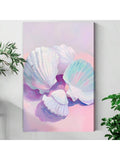 Add a touch of elegance to your home with this Chic Pastel Pink Sea Shell Canvas Art. Crafted with precision, this piece features subtle shades of pink that evoke the calming nature of the sea. Perfect for any coastal-themed room, this canvas art adds a sophisticated touch to your decor.