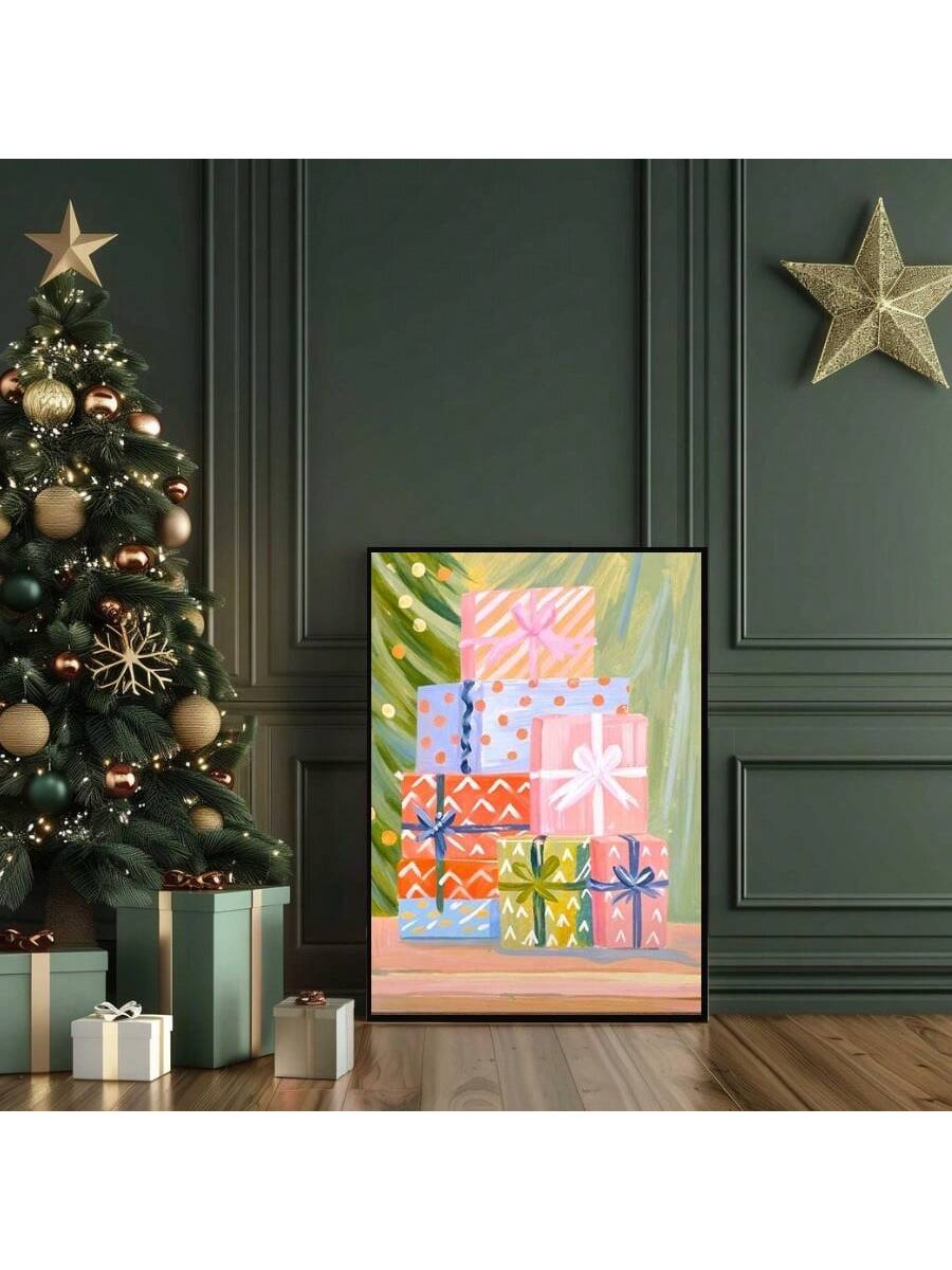 Elevate your holiday decor with this Chic Pink Christmas Art Poster. Featuring a modern design in elegant pink tones, this decorative canvas brings a fresh, stylish touch to festive living spaces. Its vibrant yet sophisticated aesthetic complements contemporary interiors, making it a perfect seasonal accent that blends tradition with trend. Durable and ready to hang, it ensures easy integration into your decor to create a warm, inviting atmosphere throughout the holiday season.
