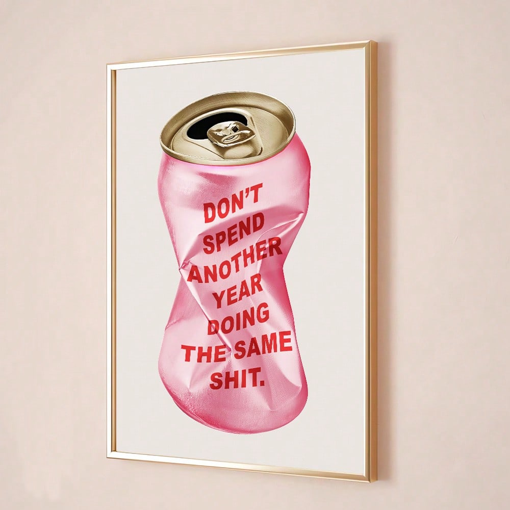 Transform your space with this elegant pink canvas poster featuring an uplifting motivational quote. Perfect for bedrooms, dorm rooms, or any area needing a dose of daily inspiration, this piece combines aesthetic appeal with meaningful messaging.