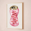 Transform your space with this elegant pink canvas poster featuring an uplifting motivational quote. Perfect for bedrooms, dorm rooms, or any area needing a dose of daily inspiration, this piece combines aesthetic appeal with meaningful messaging.